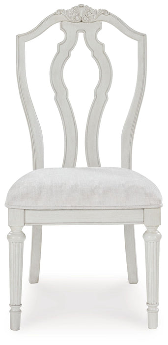 Montelaine - Antique White - Dining Upholstered Side Chair (Set of 2) - Simple Home Plus