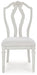 Montelaine - Antique White - Dining Upholstered Side Chair (Set of 2) - Simple Home Plus