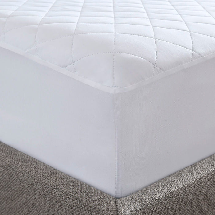 Microfiber Essential - Full Mattress Pad - White - Simple Home Plus