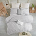 Brooklyn - King Duvet Cover Set - Gray - Simple Home Plus