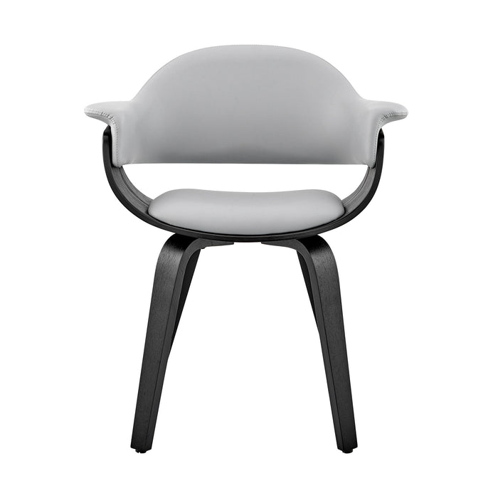 Adalyn - Dining Room Accent Chair With Black Frame - Simple Home Plus