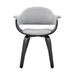 Adalyn - Dining Room Accent Chair With Black Frame - Simple Home Plus