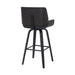 Tyler - 26" Counter Height Swivel Bar Stool With Black Frame - Simple Home Plus