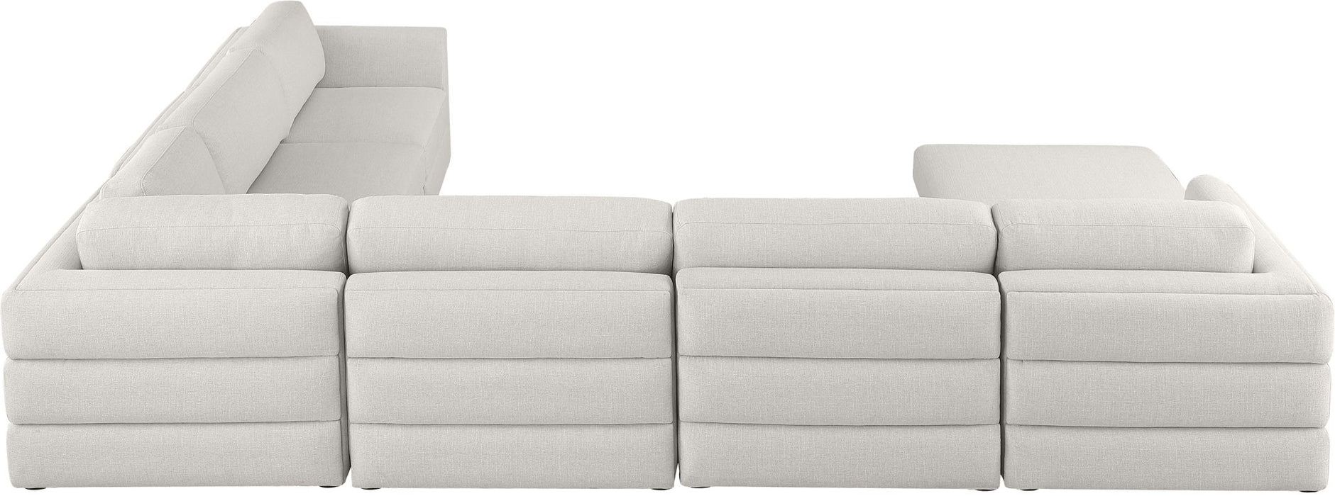 Beckham - 7 Piece Modular Sectional With Chaise - Simple Home Plus