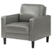 Ruth - Upholstered Track Arm Accent Chair - Simple Home Plus