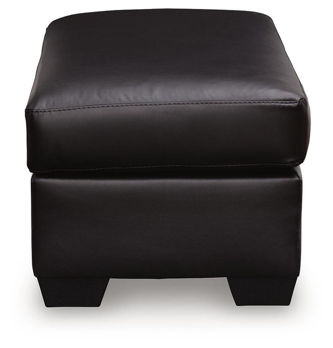 Glennbre - Ottoman - Midnight - Simple Home Plus