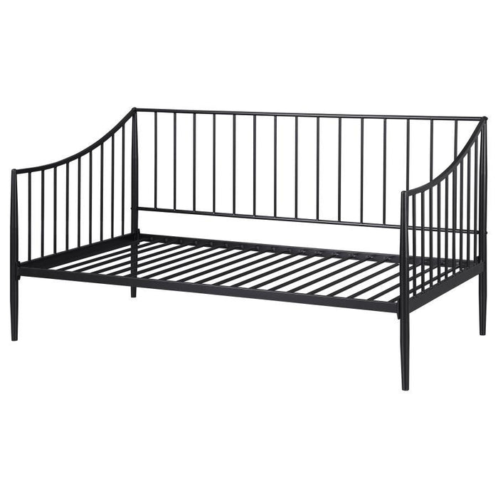 Newbury - Metal Twin Daybed Bed Frame - Matte Black - Simple Home Plus