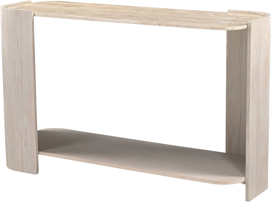 Calabria - Marble And Oak Wood Table - Simple Home Plus