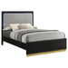 Caraway - Wood LED Panel Bed - Simple Home Plus
