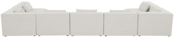 Cube - Linen 7 Piece Modular U-Shaped Sectional - Simple Home Plus