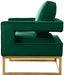 Noah - Accent Chair with Gold Legs - Simple Home Plus