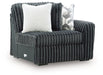 Midnight-Madness - RAF Corner Chair - Gunmetal - Simple Home Plus
