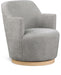 Clarita - Chenille Swivel Accent Chair - Simple Home Plus