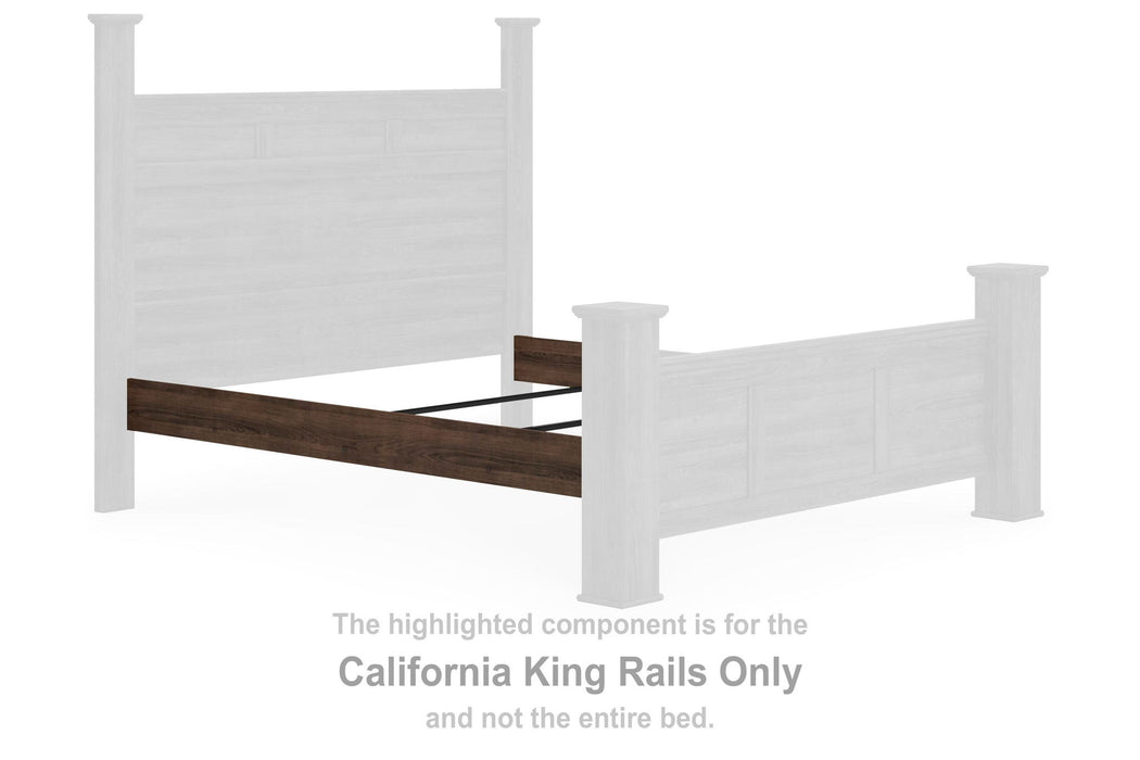 Juararo - California King Rails - Dark Brown - Simple Home Plus