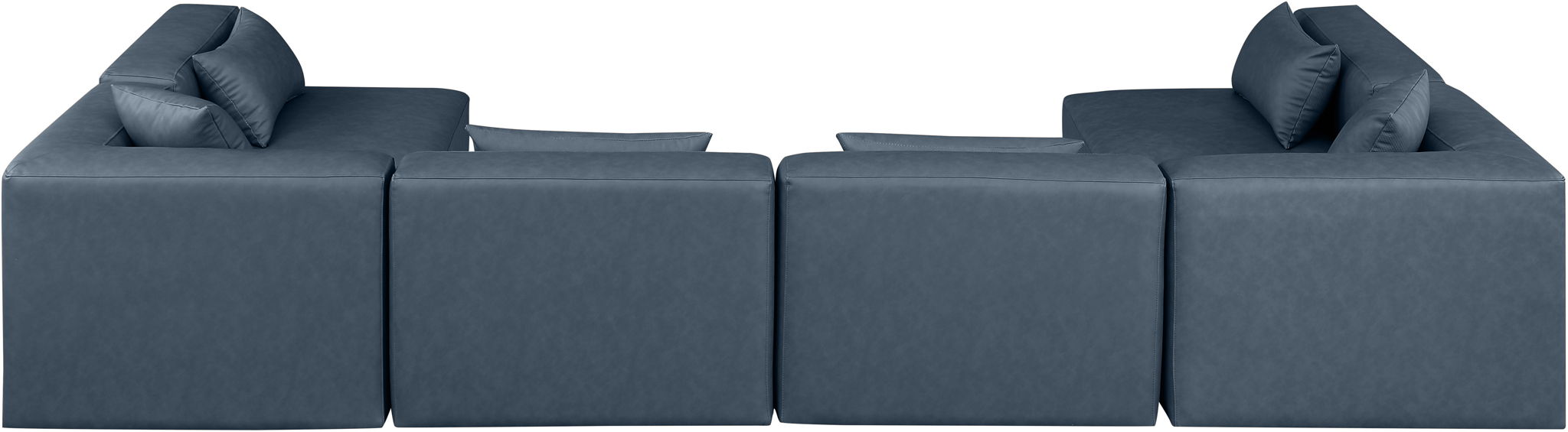 Cube - 6 Piece Modular Armless Sectional - Simple Home Plus