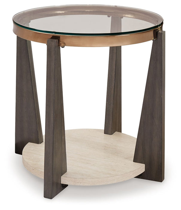 Frazwa - Multi - Round End Table - Simple Home Plus
