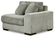 Lindyn - RAF Corner Chair - Fog - Simple Home Plus