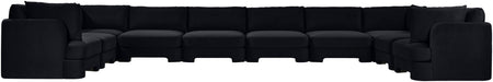 Hammond - Velvet Performance Fabric Upholstered 10 Piece Sectional - Simple Home Plus