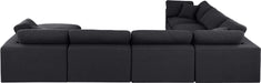 Comfy - 7 Piece Linen Modular Sectional With Chaise - Simple Home Plus