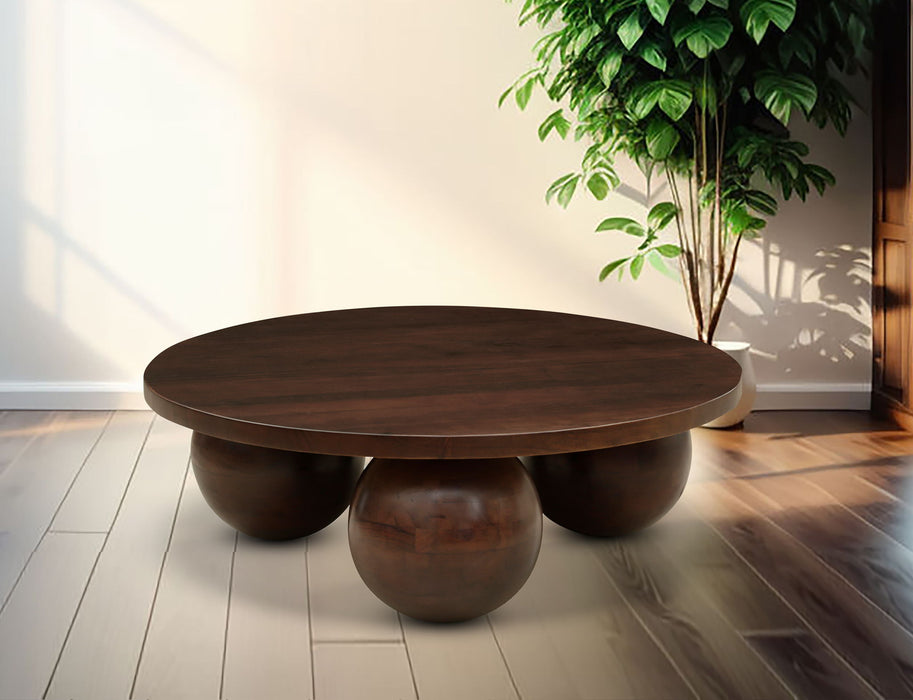 Spherical - Wood Coffee Table - Simple Home Plus