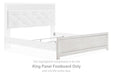 Altyra - King Panel Footboard - White - Simple Home Plus