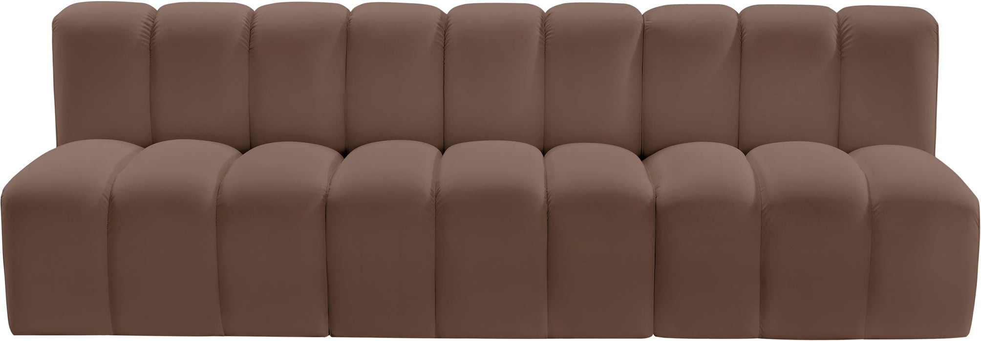 Arc - Faux Leather 3 Seats Modular Sofa - Simple Home Plus