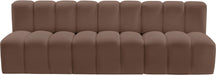 Arc - Faux Leather 3 Seats Modular Sofa - Simple Home Plus