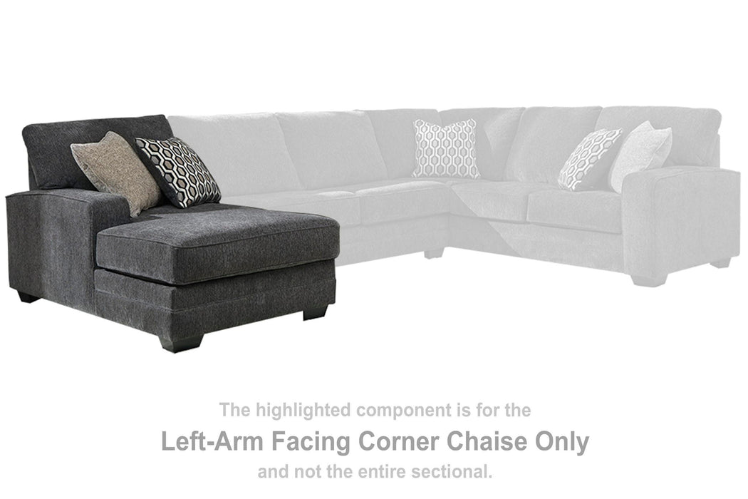 Tracling - LAF Corner Chaise - Slate - Simple Home Plus