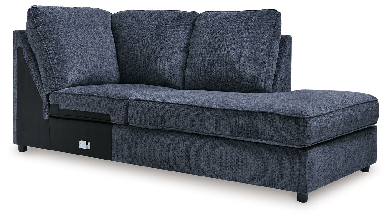 Albar Place - Raf Corner Chaise - Cobalt - Simple Home Plus
