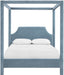 Dawson - Velvet Upholstered Bed - Simple Home Plus