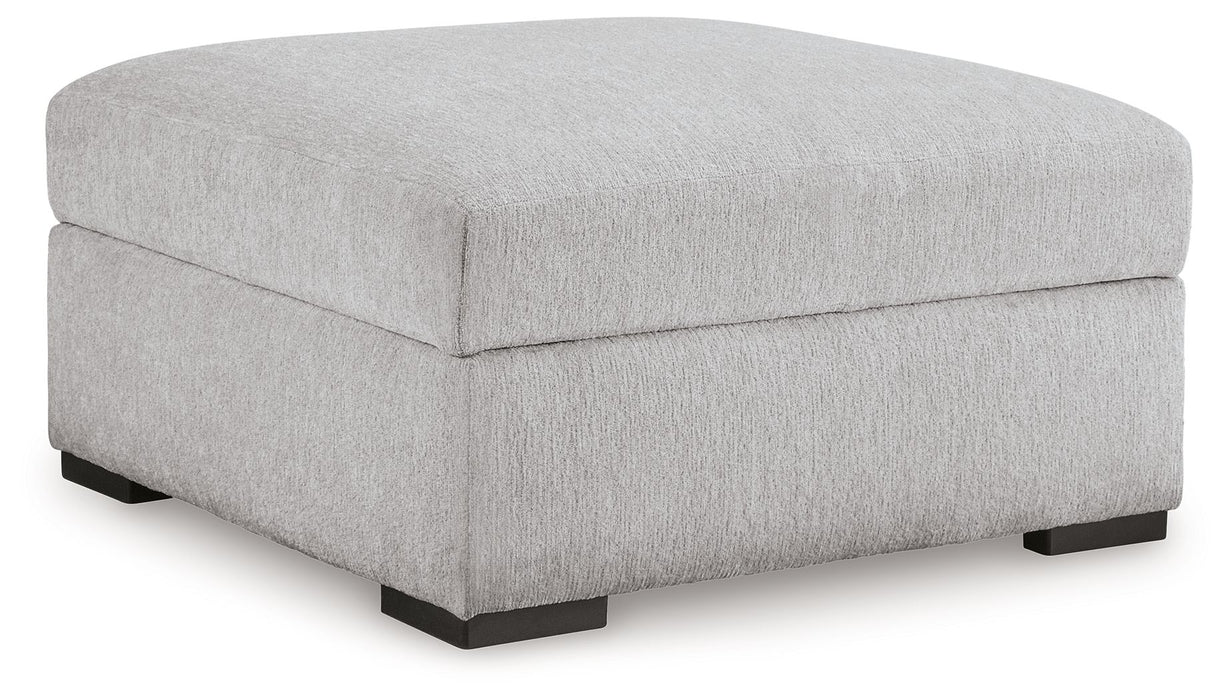 Gabyleigh - Nickel - Ottoman With Storage - Simple Home Plus