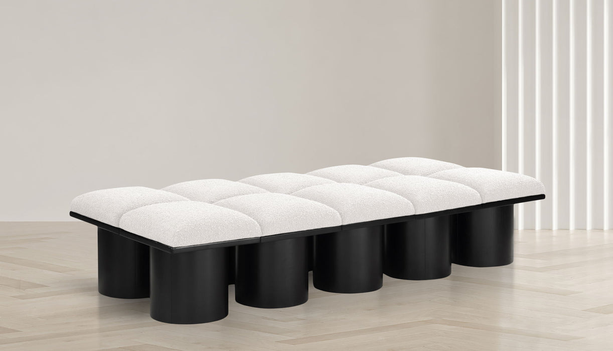 Pavilion - 10 Piece Modular Bench With Black Base - Simple Home Plus