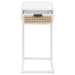 Amherst - 1-Drawer Radio Weave Cane Metal Side Table - Simple Home Plus