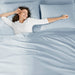 Microfiber - All Season Soft Touch Queen Sheet Set - Blue - Simple Home Plus
