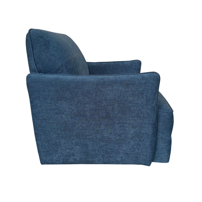 Carly - Swivel Chair - Blue - Simple Home Plus