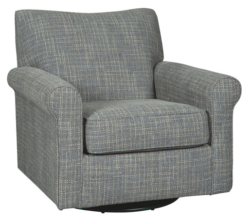Renley - Ash - Swivel Glider Accent Chair - Simple Home Plus