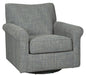 Renley - Ash - Swivel Glider Accent Chair - Simple Home Plus