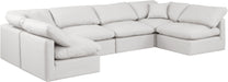 Indulge - Faux Leather 6 Piece Modular U-Shaped Sectional - Simple Home Plus
