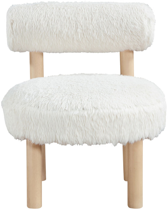 Ambre - Shearling Fabric Accent Chair - Simple Home Plus
