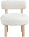 Ambre - Shearling Fabric Accent Chair - Simple Home Plus