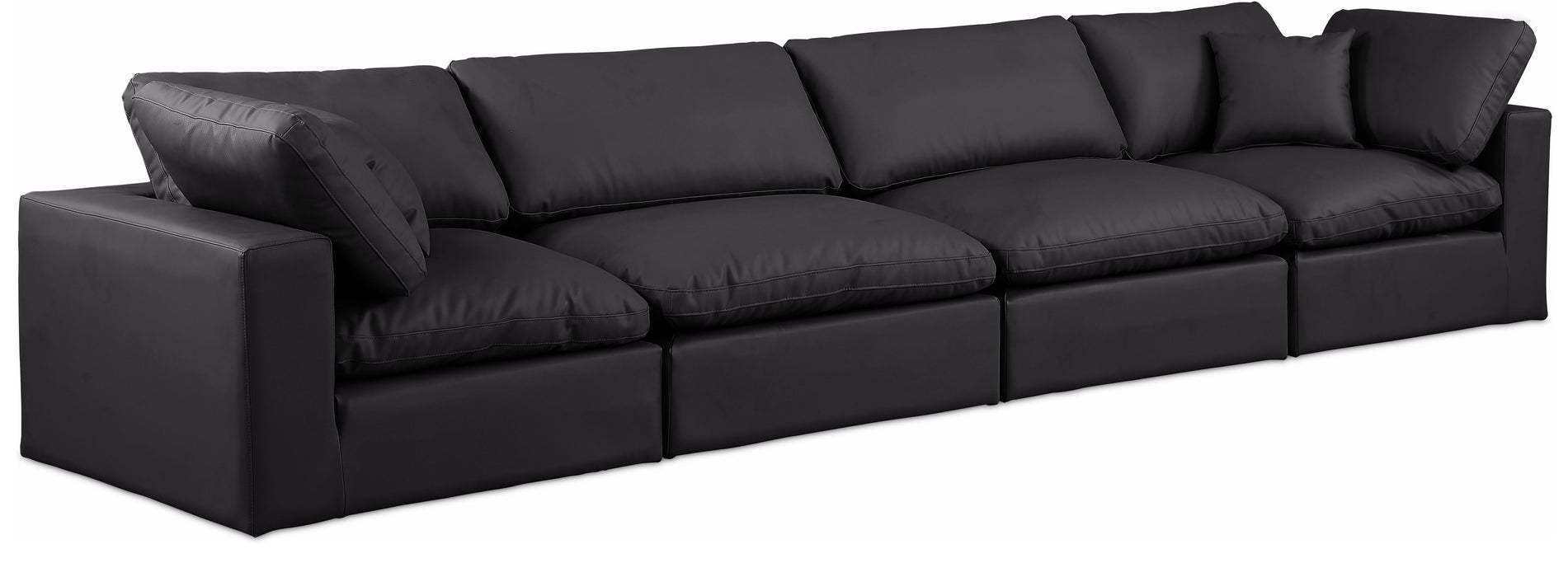 Comfy - Faux Leather Modular Sofa 4 Seats - Simple Home Plus
