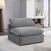 Comfy - Velvet Armless Chair - Simple Home Plus