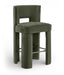 Zuno - Velvet Performance Fabric Upholstered Bar Stool (Set of 2) - Simple Home Plus