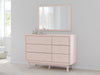 Wistenpine - Blush - Dresser And Mirror - Simple Home Plus