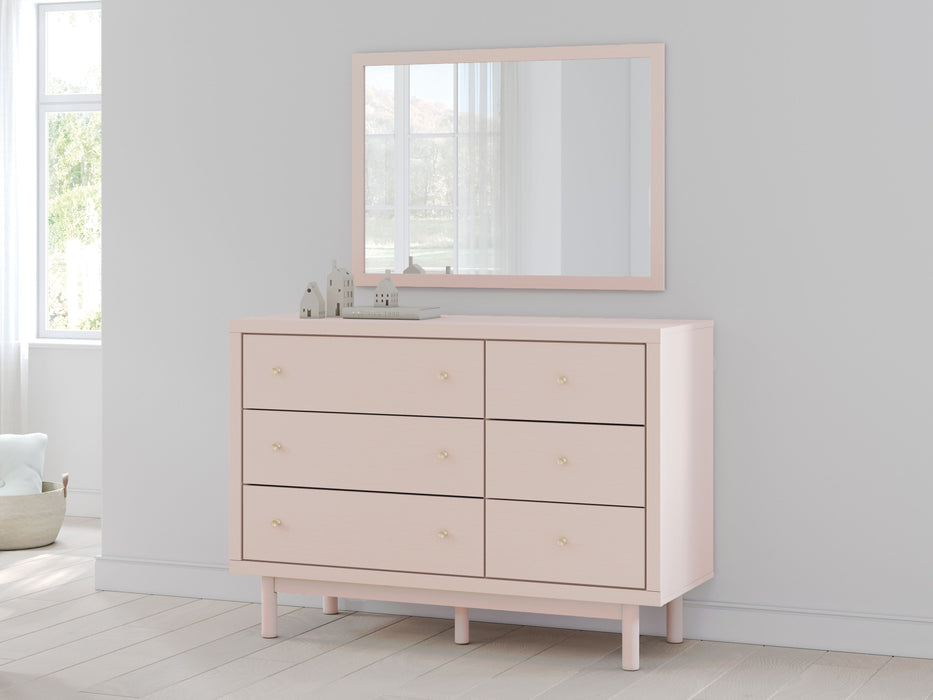 Wistenpine - Blush - Dresser And Mirror - Simple Home Plus