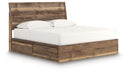 Chirason - Panel Bed With Storage - Simple Home Plus