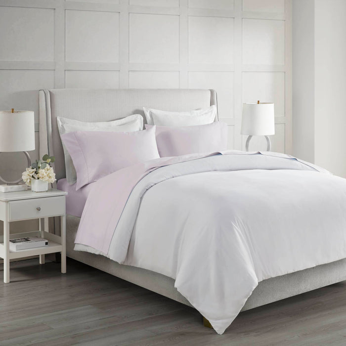 500 Thread Count Egyptian Cotton - Queen Deep Pocket Sheet Set - Lilac - Simple Home Plus