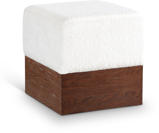 Havre - Ottoman / Stool With Brown Base - Simple Home Plus