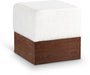 Havre - Ottoman / Stool With Brown Base - Simple Home Plus