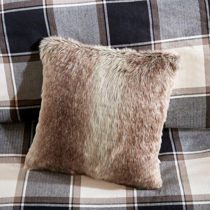 Urban Cabin - Queen Comforter Set - Brown - Simple Home Plus